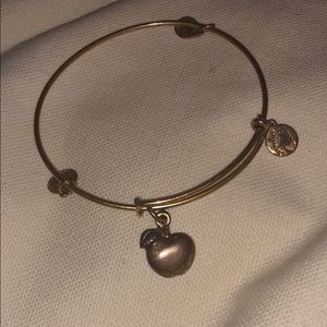 Alex and Ani apple bracelet